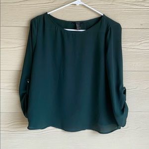 Emerald green top